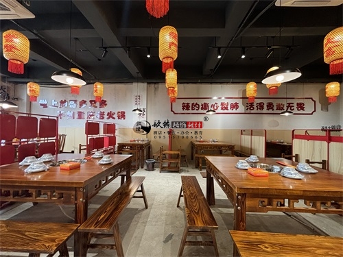 石嘴山火锅店装修设计项目|镹臻设计