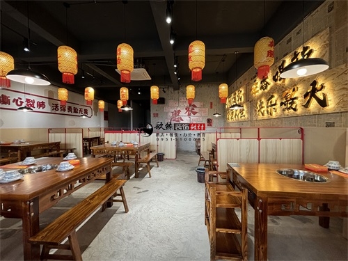 石嘴山火锅店装修设计项目|镹臻设计