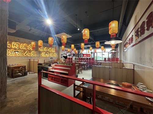 石嘴山火锅店装修设计项目|镹臻设计