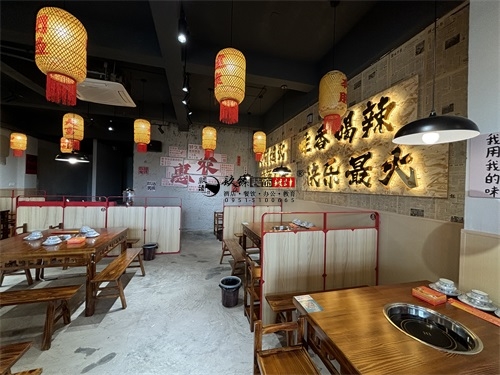 石嘴山火锅店装修设计项目|镹臻设计