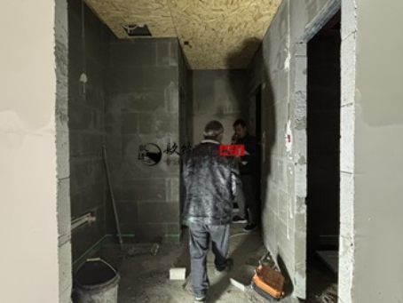 石嘴山装修公司|石嘴山望纵办公室装修设计项目工地巡检