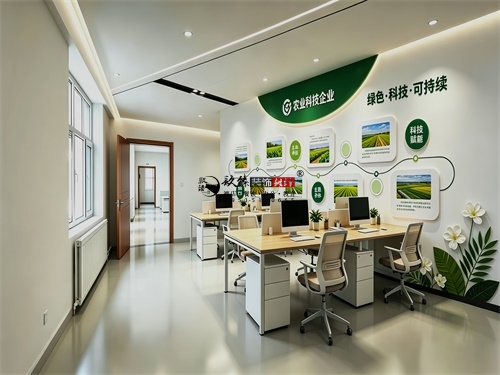 石嘴山农产办公楼展厅装修设计项目|镹臻设计